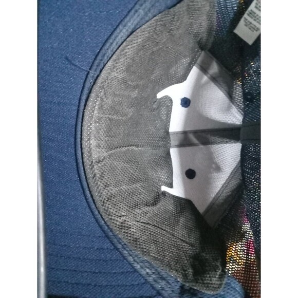 Bud light NFL Ball Cap Hat Blue   Adjustable Cap flawed - Picture 5 of 5